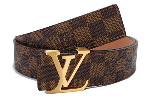 louis vuitton brown checkered belt|lv belt black checkered.